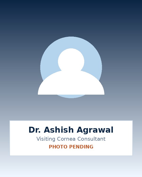 Dr. Ashish Agrawal – Visiting Cornea Consultant, Hazari Eye Hospital
