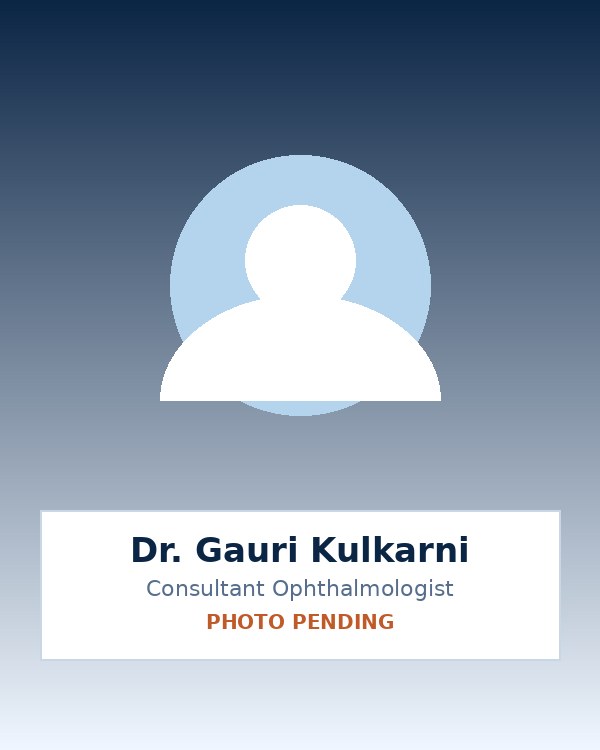 Dr. Gauri Kulkarni – Consultant Ophthalmologist, Hazari Eye Hospital